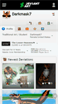 Mobile Screenshot of darkmask7.deviantart.com