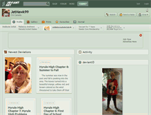 Tablet Screenshot of jethawk99.deviantart.com
