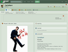 Tablet Screenshot of carriefan4.deviantart.com