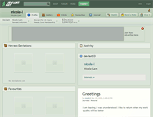 Tablet Screenshot of nicole-l.deviantart.com