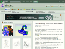 Tablet Screenshot of anthro-fan.deviantart.com