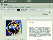 Tablet Screenshot of golddew.deviantart.com