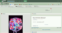 Desktop Screenshot of cycloidbeta.deviantart.com