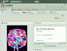 Tablet Screenshot of cycloidbeta.deviantart.com