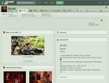 Tablet Screenshot of dvliac.deviantart.com