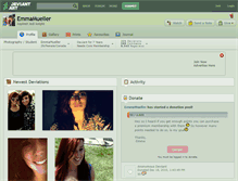 Tablet Screenshot of emmamueller.deviantart.com