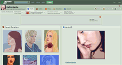 Desktop Screenshot of katherdante.deviantart.com