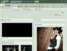 Tablet Screenshot of li-su-na.deviantart.com