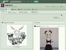 Tablet Screenshot of magiksalem.deviantart.com