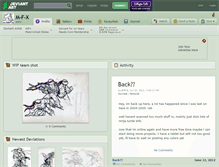 Tablet Screenshot of m-f-x.deviantart.com
