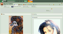 Desktop Screenshot of hide-your-feathers.deviantart.com
