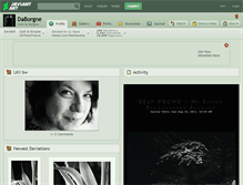 Tablet Screenshot of daborgne.deviantart.com