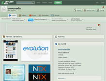 Tablet Screenshot of evo-emedia.deviantart.com