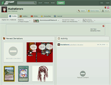 Tablet Screenshot of mushakeroro.deviantart.com