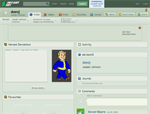 Tablet Screenshot of doeoj.deviantart.com
