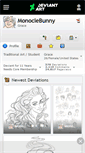 Mobile Screenshot of monoclebunny.deviantart.com