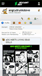 Mobile Screenshot of angrydrunksteve.deviantart.com