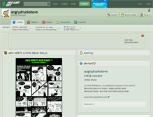 Tablet Screenshot of angrydrunksteve.deviantart.com