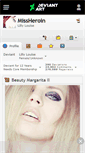 Mobile Screenshot of missheroin.deviantart.com
