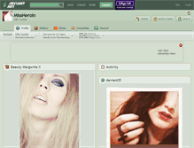 Tablet Screenshot of missheroin.deviantart.com