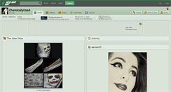 Desktop Screenshot of chemicallyused.deviantart.com