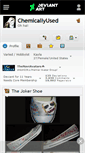 Mobile Screenshot of chemicallyused.deviantart.com
