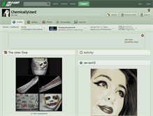 Tablet Screenshot of chemicallyused.deviantart.com