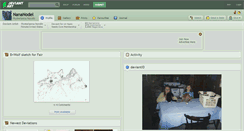 Desktop Screenshot of nananodel.deviantart.com