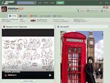 Tablet Screenshot of kibbitzer.deviantart.com