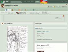 Tablet Screenshot of heero-x-duo-club.deviantart.com