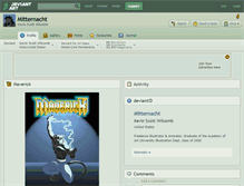 Tablet Screenshot of mitternacht.deviantart.com