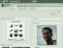 Tablet Screenshot of kali2005.deviantart.com