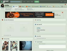Tablet Screenshot of antka.deviantart.com