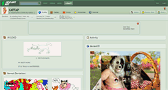 Desktop Screenshot of catfap.deviantart.com