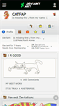 Mobile Screenshot of catfap.deviantart.com