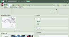 Desktop Screenshot of nemil.deviantart.com