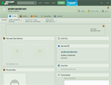 Tablet Screenshot of andersandersen.deviantart.com