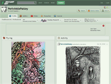 Tablet Screenshot of periwinklepaisley.deviantart.com