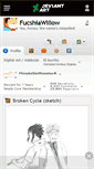 Mobile Screenshot of fucshiawillow.deviantart.com
