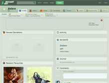 Tablet Screenshot of jbslave.deviantart.com