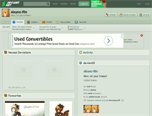 Tablet Screenshot of akuno-rin.deviantart.com