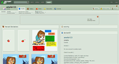Desktop Screenshot of amelio123.deviantart.com