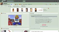 Desktop Screenshot of catsilver.deviantart.com