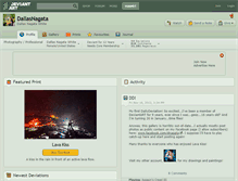 Tablet Screenshot of dallasnagata.deviantart.com