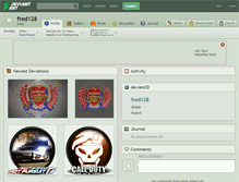 Tablet Screenshot of fred128.deviantart.com