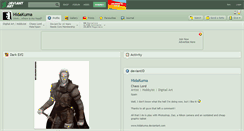 Desktop Screenshot of hidakuma.deviantart.com