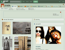 Tablet Screenshot of novanta.deviantart.com
