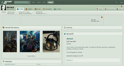 Desktop Screenshot of dersack.deviantart.com