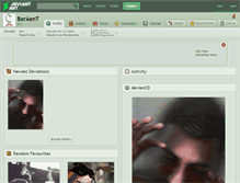 Tablet Screenshot of beraent.deviantart.com
