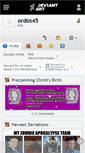 Mobile Screenshot of ordos45.deviantart.com